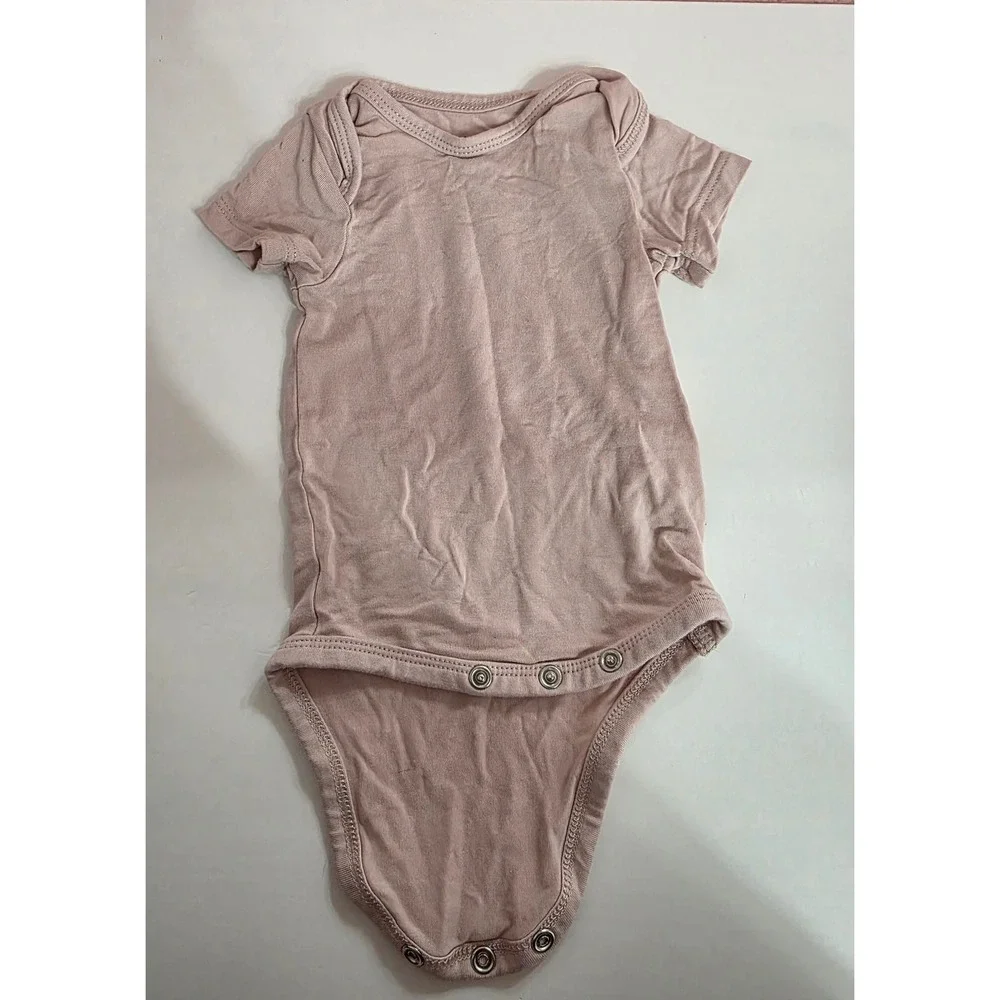 Kyte Baby Blush Pink Bundle Footie Onesie Pants Hat 0-3M